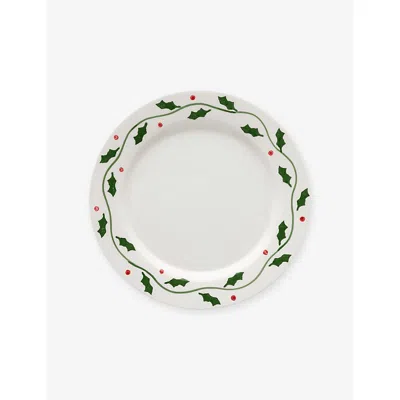 Anna + Nina Holly Earthenware Dinner Plate Multi