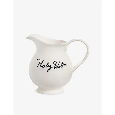 Anna + Nina Holy Water Stoneware Jug White