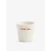 Anna + Nina I Love You Ceramic Espresso Cup 5.5cm