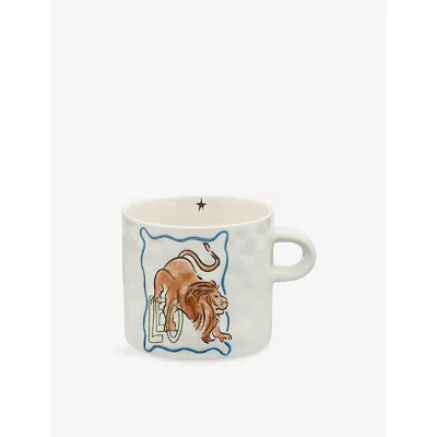 Anna + Nina Leo Zodiac Stoneware Mug 500ml In Multi