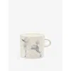 Anna + Nina Poodle Ceramic Mug 13.5cm Multi In White