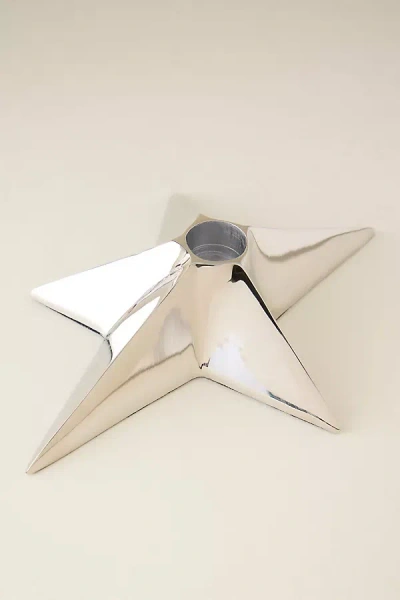 Anna + Nina Nova Star Candle Holder In Gold