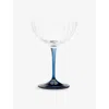 Anna + Nina Ocean Optic Champagne Glass In Transparent
