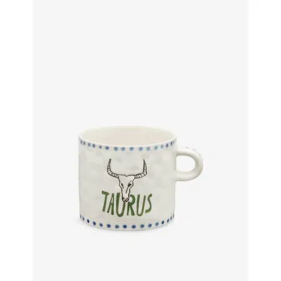 Anna + Nina Taurus Zodiac Stoneware Mug 500ml In Multi