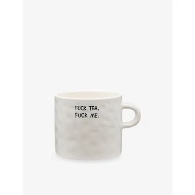 Anna + Nina Tea Ceramic Mug White