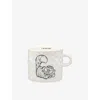 Anna + Nina White  X Disney Cheshire  Stoneware Mug In White
