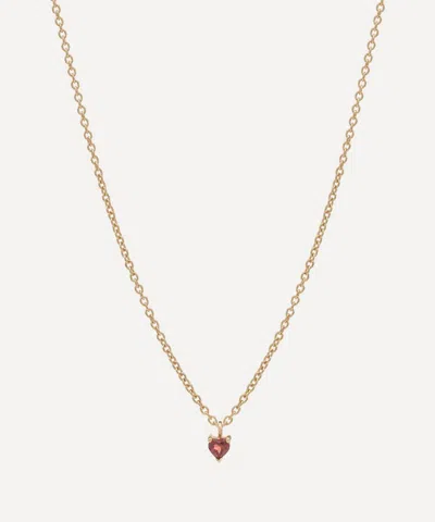 Anna + Nina X Liberty 14ct Gold Burning Heart Pendant Necklace
