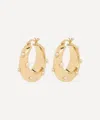 Anna + Nina X Liberty Gold-plated Twist A Classic Hoop Earrings