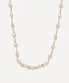 Anna + Nina X Liberty Gold-plated Twist A Classic Hoop Necklace
