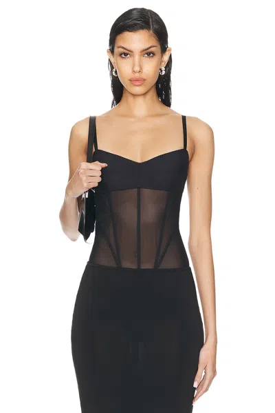 Anna October Ada Bodysuit In Black