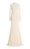 Anna October Alina Knit Maxi Dress In White