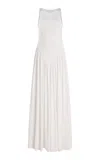 Anna October Arpha Maxi Dress In Ivory