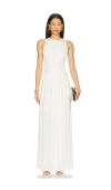Anna October Arpha Maxi Dress In Ivory