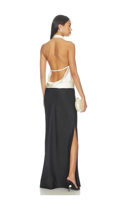 Anna October Ayla Maxi Dress In Black
