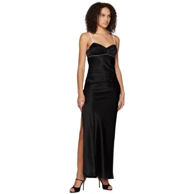 Anna October Black Waterlily Dress