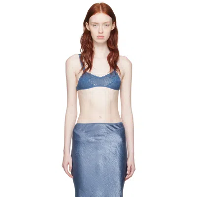 Anna October Blue Liane French Bra