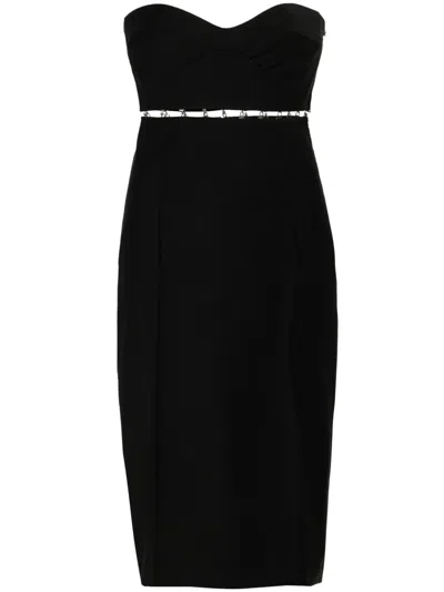 ANNA OCTOBER BUSTIER-STYLE TWILL SET