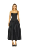 Anna October Chloe Dress In Black