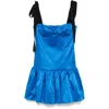 Anna October Patrice Dress In Blue