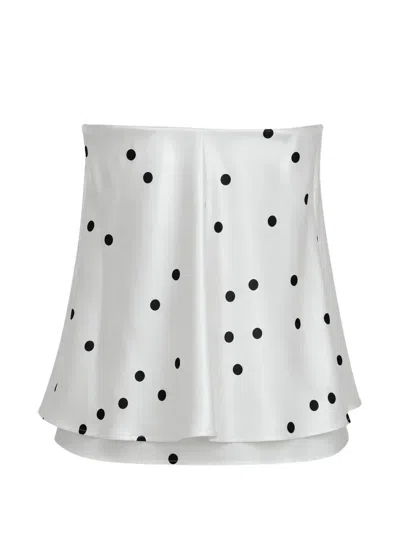 Anna October Electra Polka-dot Top In Multi