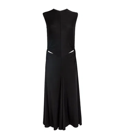 Anna October Elisa Midi Dress In Black