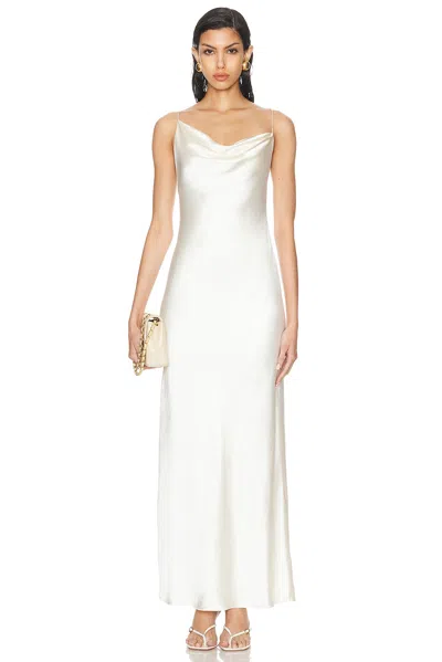 Anna October Elizabeth Maxi Dress In Ivory