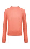 Anna October Ersilia Knit Alpaca Sweater In Pink