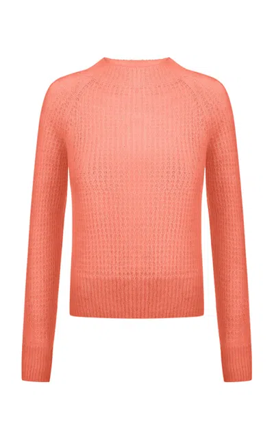 Anna October Ersilia Knit Alpaca Sweater In Pink