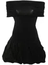 Anna October Jewel Mini Dress In Black