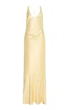 Anna October Justina Maxi Dress In Yellow