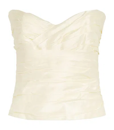 Anna October Lissa Corset Top In Ivory