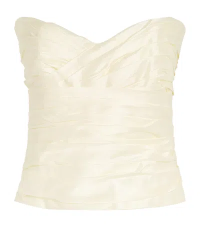 Anna October Lissa Corset Top In Ivory