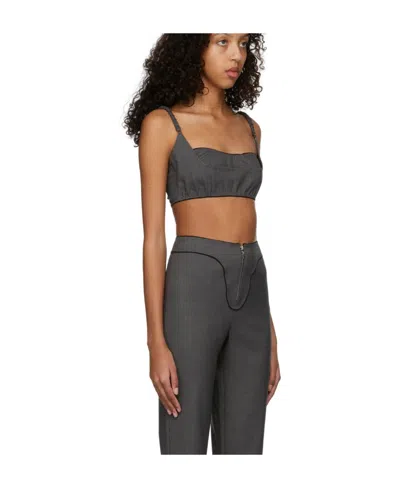 Anna October Grey Eugenie Top