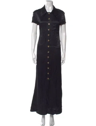 Pre-owned Anna October Long Dress W/ Tags In Black