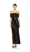 Anna October Pauline Maxi Dress In Black
