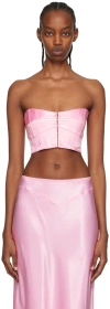 Anna October Pink Sonya Corset In Pink