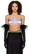 Anna October Purple Montana Bralette In Lavendar