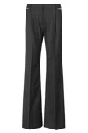 Anna October Tailored Flared Trousers In Black