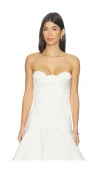 Anna October Raya Corset Top In White