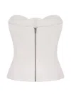 Anna October Raya Strapless Corset In White