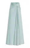 Anna October Sonia Draped Jersey Maxi Skirt