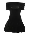 Anna October Jewel Mini Dress In Black