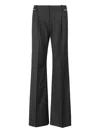 Anna October Tailored Flared Trousers In Black