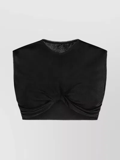 ANNA OCTOBER TECHNICAL FABRIC CROP TOP
