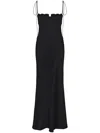 Anna October Tulip Maxi Dress In Black