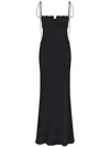 Anna October Tulip Maxi Dress In Black