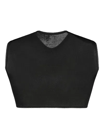 Anna October Twisted-front Crop Top