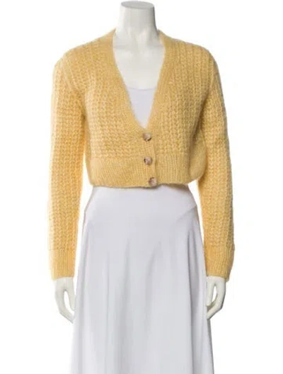 Pre-owned Anna October V-neck Sweater In Blue