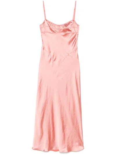 Anna October Waterlily Dress In Pink