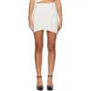 Anna October White Madi Miniskirt In White